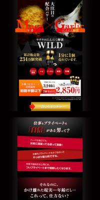 Yazuya's Garlic Egg Yolk WILD LP design (Health foods, health drinks, and supplements / Black-colored / Strong) PC version
