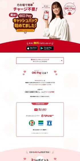 OKIPay LP design (Design, Apps, Systems / Red tones / Trust and Safety) PC version