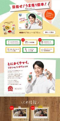RIKEN Non-Oil LP design (Seasonings, Sweeteners, Broth, Soup / Multi-color type / Cute style) PC version