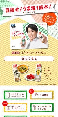 リケンのノンオイルのLPデザイン（調味料・甘味料・ダシ・スープ／カラフル系／かわいい系）スマホ版