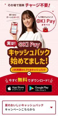 OKI PayのLPデザイン（デザイン・アプリ・システム／レッド系／信頼・安心系）スマホ版