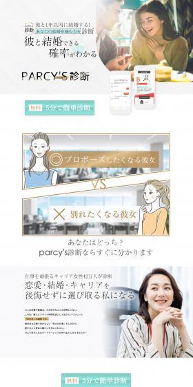 PARCY'S Assessment LP design (Diagnosis, Matching, and Summary / White-based / Stylish type) PC version