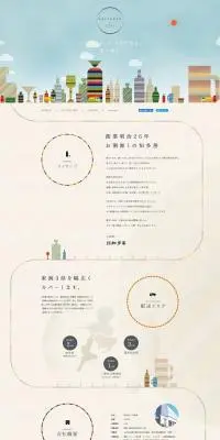 お酒のLPデザイン（企業・会社・お店／ベージュ系／シンプル系）PC版