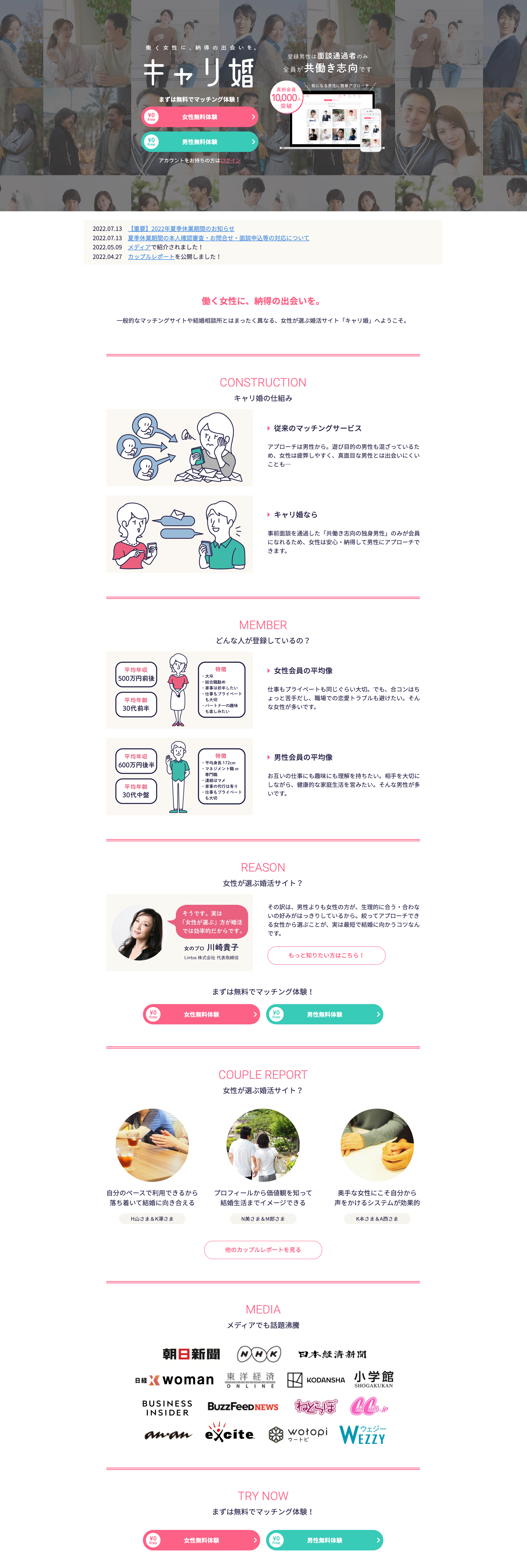 CarriKon LP design (Diagnosis, Matching, and Summary / White-based / Simple) PC version