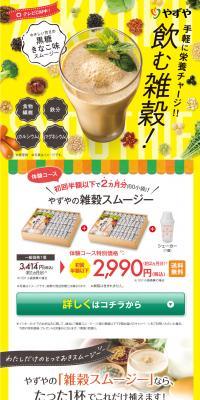 Multi-grain Smoothie LP design (Health foods, health drinks, and supplements / yellow / Health and Wellness) PC version