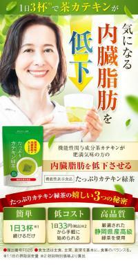 Tappuri Catechin Green Tea LP design (Dieting and weight loss / Green tones / Health and Wellness) PC version