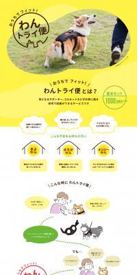 Wan Try Delivery LP design (Pet food and pet supplies / yellow / Cute style) PC version