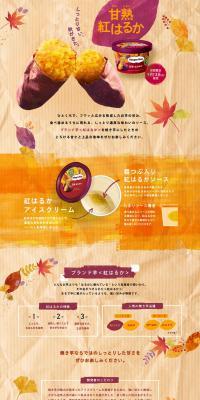 Sweetly Ripened Beni Haruka LP design (Western confectionery / yellow / Cute style) PC version