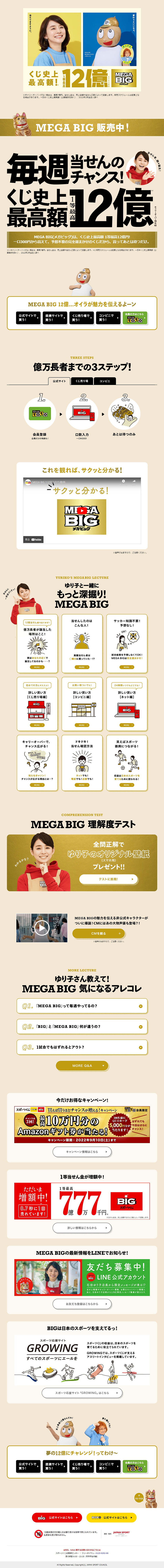 MEGABIG LP design (Insurance, Finance, Credit / Beige tones / Simple) PC version