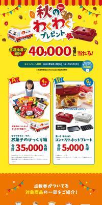 "2022 Autumn Exciting Present" LP design (Events, Campaigns, Gifts / yellow / Health and Wellness) PC version