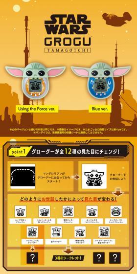 Star Wars Grogu Tamagotchi & Silicon Case Set LP design (Toys, Hobbies & Figures / Orange tones / Stylish type) PC version