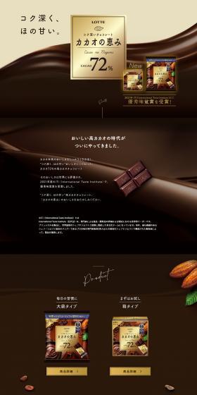 Cacao's Blessing LP design (Western confectionery / Brown tones / Luxury and celebrity) PC version