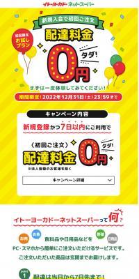 Net Super LP design (Businesses, companies, stores / Multi-color type / Trust and Safety) PC version