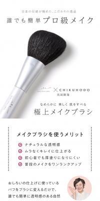 Multi-purpose Makeup Brush a LP design (Cosmetics, makeup, and contact lenses / White-based / Simple) PC version