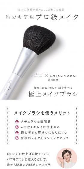 Multi-purpose Makeup Brush a LP design (Cosmetics, makeup, and contact lenses / White-based / Simple) PC version