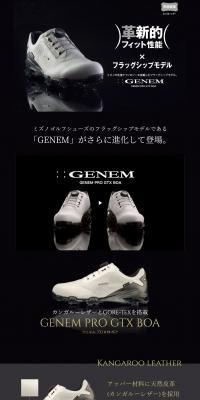 GENEM SL BOA golf shoes LP design (Sporting goods / Black-colored / Stylish type) PC version