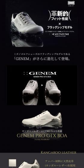 GENEM SL BOA golf shoes LP design (Sporting goods / Black-colored / Stylish type) PC version