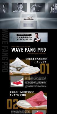 WAVE FANG PROのLPデザイン（スポーツ用品／ホワイト系／スタイリッシュ系）PC版