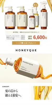 ハニーク ディープリペア シャンプー モイストのLPデザイン（スキンケア・ボディケア・ヘアケア／ベージュ系／スタイリッシュ系）PC版