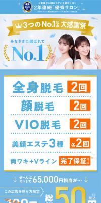 Hair removal LP design (este / Shades of blue / Simple) PC version