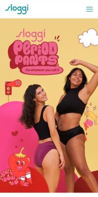 吸水シート一体型ショーツperiod pantsのLPデザイン（下着・ナイトウェア／ベージュ系／かわいい系）スマホ版