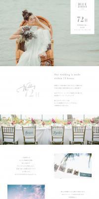 BLUEBORDER LP design (Wedding / Shades of blue / Simple) PC version