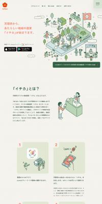 ichica LP design (Design, Apps, Systems / Green tones / Manga) PC version
