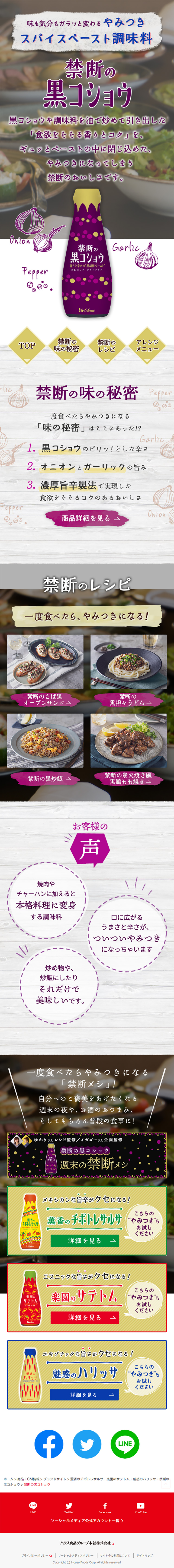 Forbidden Black Pepper LP design (Seasonings, Sweeteners, Broth, Soup / Shades of grey / Natural style) Mobile version