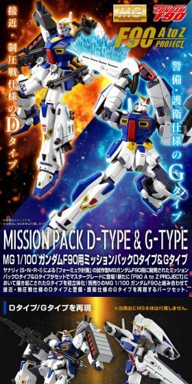 MG 1/100 Gundam F90 Mission Pack D-Type & G-Type LP design (Toys, Hobbies & Figures / Shades of grey / Cool style) PC version