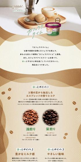 Caffè Latte Time LP design (Western confectionery / Brown tones / Stylish type) PC version