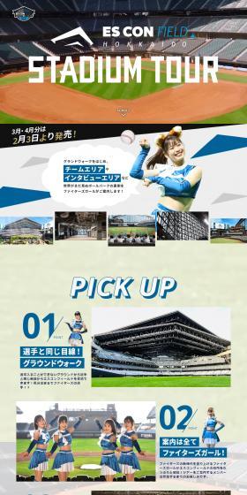ESCONFIELDHOKKAIDO LP design (General Sports and Spectating / Shades of blue / Lively type) PC version