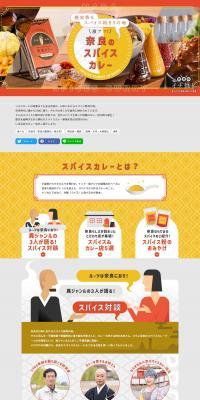 Super Exciting! Nara's Spice Curry LP design (Domestic and international travel / yellow / Japanese style) PC version