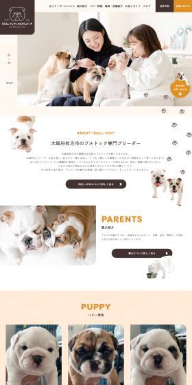 BULL-ICHI LP design (Businesses, companies, stores / yellow / Cute style) PC version