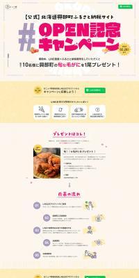 Grand Opening Campaign LP design (Events, Campaigns, Experiences / yellow / Lively type) PC version