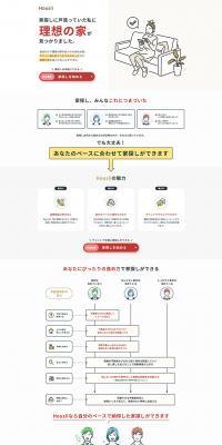Housii LP design (architecture / White-based / Simple) PC version