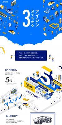 Official Corporate Website LP design (Businesses, companies, stores / Shades of blue / Cute style) PC version