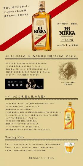 HiNIKKA LP design (Other alcoholic drinks / Beige tones / Simple) PC version