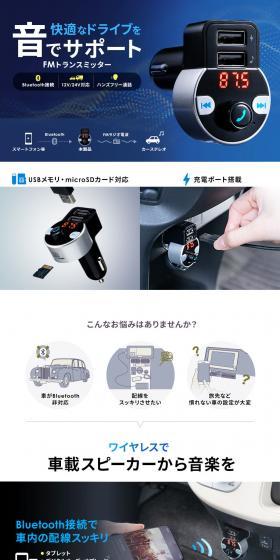 FM Transmitter LP design (Automotive Body and Accessories / Shades of blue / Trust and Safety) PC version