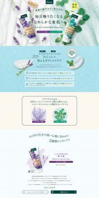 Scrub Body Wash LP design (Skincare, Bodycare, Haircare / Shades of blue / Refreshing type) PC version