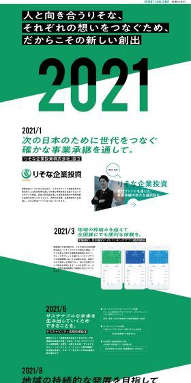 recentchallenge LP design (Businesses, companies, stores / Green tones / Stylish type) PC version