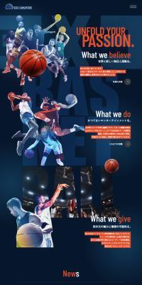 THEREAGUES LP design (General Sports and Spectating / Orange tones / Cool style) PC version