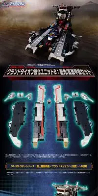 DA-99 グランドダイオン強化ユニットB：衝角/拡張甲板セットのLPデザイン（玩具・ホビー・フィギュア／ブルー系／かっこいい系）PC版