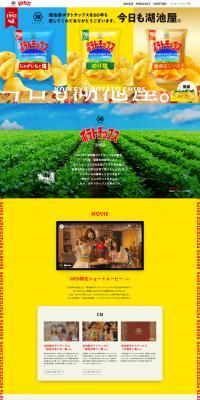 Potato chips LP design (Snack foods, gum, and candy / Multi-color type / Lively type) PC version