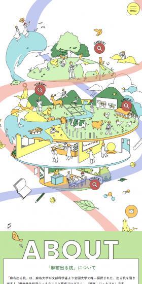 麻布出る杭のLPデザイン(学校・塾・通信講座/グリーン系/かわいい系)スマホ版