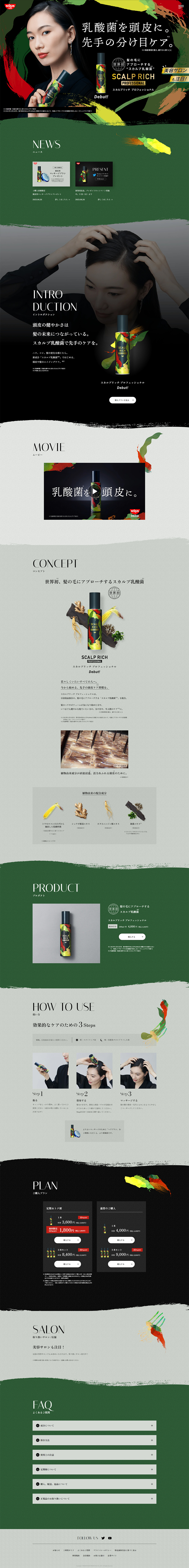 SCALPRICHPROFESSIONAL LP design (Skincare, Bodycare, Haircare / Green tones / Arts) PC version