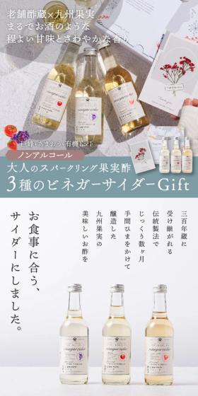 庄分酢ビネガーサイダーのLPデザイン（水・ソフトドリンク／ブルー系／スタイリッシュ系）スマホ版