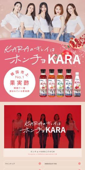ホンチョのLPデザイン（栄養ドリンク／ピンク系／シンプル系）スマホ版