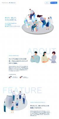PERSOLMIRALZ LP design (Learning materials / Shades of blue / Stylish type) PC version