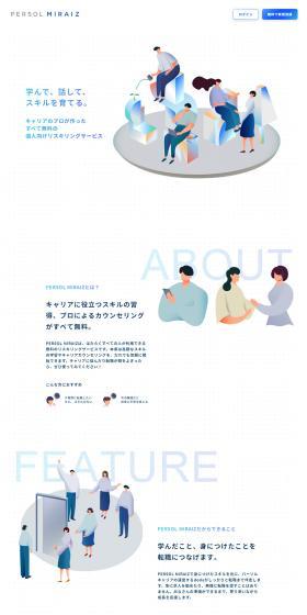 PERSOLMIRALZ LP design (Learning materials / Shades of blue / Stylish type) PC version