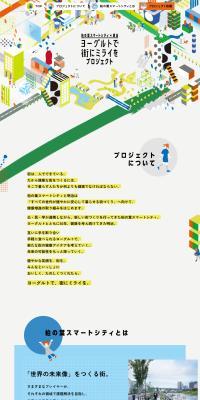 Yogurt de Machi ni Mirai wo Project LP design (Events, Campaigns, Gifts / yellow / Manga) PC version